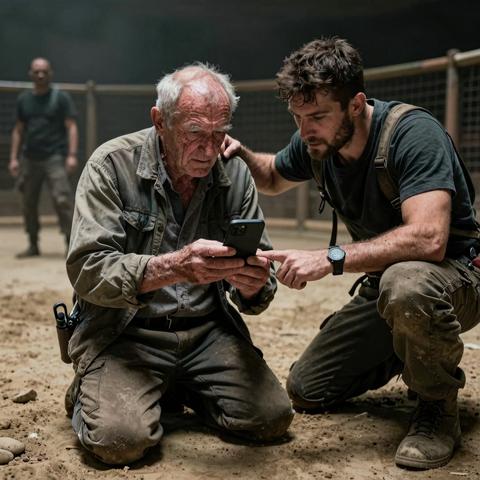 They Mocked the Old Gladiator’s Hands.