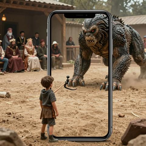 19. A poor boy was falsely accused and forced into the arena with a terrifying desert beast. The cruel royal family expected a swift end—but when the child revealed a hidden object, the monster’s panicked reaction made the entire empire freeze in absolute shock.