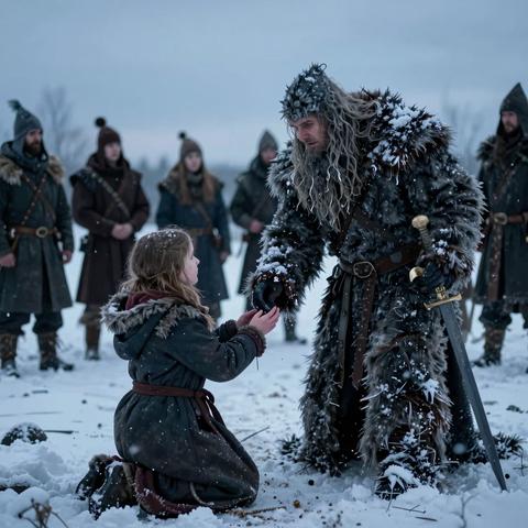 42. Tribe Dragged The Poor Girl Into The Snow For The Northern Beast… But The Saber-Toothed Monster Only Pressed Its Head Against Her Hand, Leaving The Jarl In Total Panic
