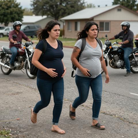 49. ESTABA EMBARAZADA DE 7 MESES Y HUÍA DESCALZA POR UN PARADERO DE CAMIONES EN LA CARRETERA A QUERÉTARO… LO QUE HIZO MI CUÑADA FRENTE A ESOS MOTOCICLISTAS ME CAMBIÓ LA VIDA.