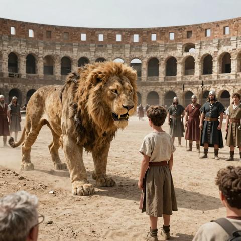 51. A Poor Boy Was Forced Into The Roman Arena To Face The Emperor’s Ancient Beast—But When The Creature Heard His Voice, Its Reaction Left The Entire Crowd Completely Speechless.