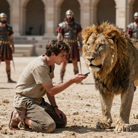 75. A Ragged Stable Boy Was Falsely Accused And Forced Into The Arena Dust By A Cruel Master—But When The Untamable Royal Beast Was Unleashed, The Animal’s Shocking Reaction Brought The Entire Roman Court To Dead Silence.