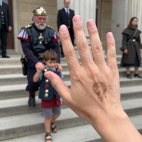 80. A barefoot boy was mocked and chased away from the grand Roman palace steps for looking like a beggar, but the cruel guards froze when the emperor noticed the ancient, faded seal burned into the child’s small hand.