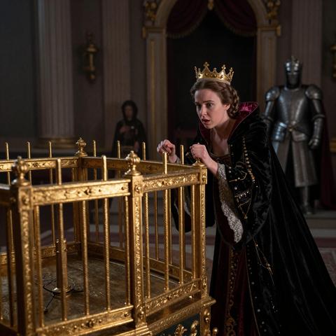 85. The Queen Locked The Princess In A Golden Cage During The Royal Coronation—But When A Black Eagle Shattered The Glass And Woke The Dust-Covered Iron Knight, The Entire Court Stopped Breathing