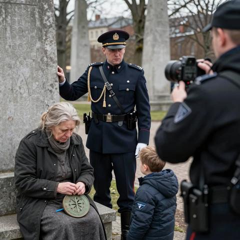 94. A poor widow and her barefoot son were publicly shamed and denied entry at the royal memorial gates by an arrogant guard captain—but the broken, dirt-stained bronze emblem the boy clutched caused the Emperor’s highest commander to freeze in absolute shock.