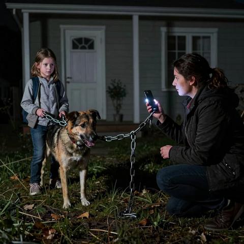 The Whole Neighborhood Warned Me About the Little Girl’s Aggressive Dog… What I Found Hidden Under Her Porch Chilled Me To The Bone.