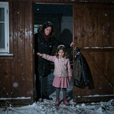 I Logged Into Our Family Group Chat During The Worst Blizzard Of The Year… Only To See My Sister-In-Law Standing At The Front Door, Doing Something To My 6-Year-Old Niece That Made My Blood Run Colder Than The Ice Outside.