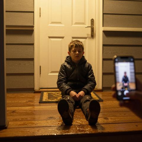 I Returned From Deployment Early to Surprise My Wife, but Found My 5-Year-Old Son Shivering on the Porch in the Freezing Rain. What I Found Inside Destroyed Me More Than the War Ever Could.