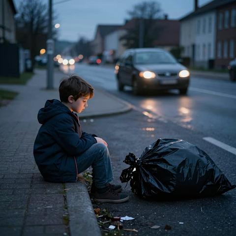 I Survived The Frontlines Only To Find My 6-Year-Old Son Sitting On The Curb With A Garbage Bag