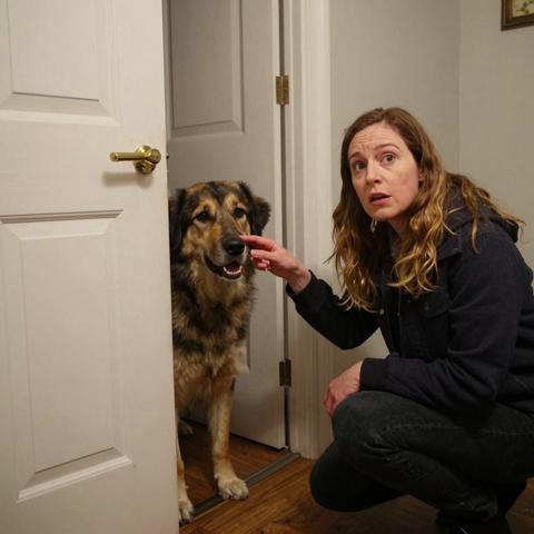 My Rescue Dog Wouldn’t Let Me Near The Closet. When I Finally Opened The Door, I Screamed.
