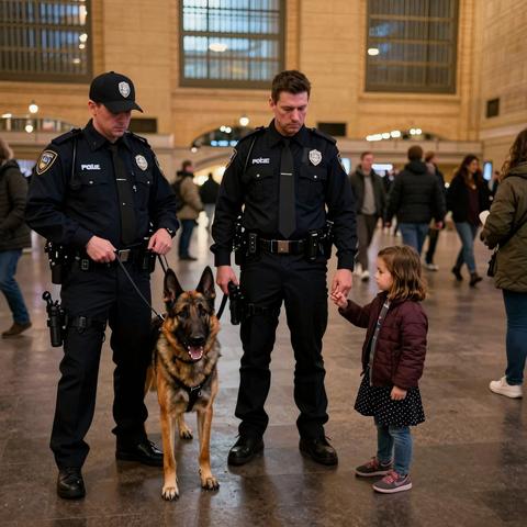My K9 Partner Froze In The Middle Of Grand Central And Growled At A Wealthy Socialite, But When I Saw The ‘Music’ The Little Girl Was Tapping On Her Leg, I Realized We Were The Only Thing Standing Between Her And Hell.