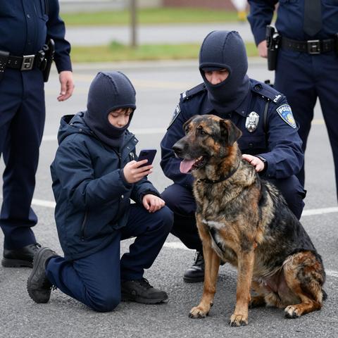I Thought He Was Just A Defiant Child Refusing To Remove His Winter Hat In The Blazing Heat, But When My Police Dog Froze And Pressed His Snout Against The Wool, I Uncovered A Betrayal So Vile It Broke Even The Hardest Officers On The Force