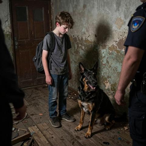 I Thought The Trembling Seven-Year-Old Boy Was Just Hiding Stolen Candy In His Worn-Out Backpack. But When My Veteran Police K9 Began Whining Frantically And Clawing At The Rotted Floorboards Beneath The Child’s Feet, I Realized We Had Just Stumbled Into A Nightmare That Would Change My Life Forever.