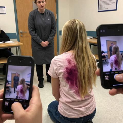 The School Nurse Sent My Six-Year-Old Daughter Back To Her First-Grade Classroom For Faking A Stiff Neck. Then I Brushed Her Blonde Hair Aside And Saw The Deep Purple Bruise Near Her Spine. – storyteller