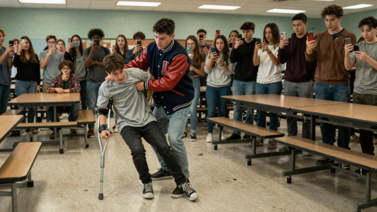 A 17-Year-Old Varsity Bully Dragged My Disabled 13-Year-Old Son Across The Packed Cafeteria Floor While Students Recorded It. – storyteller