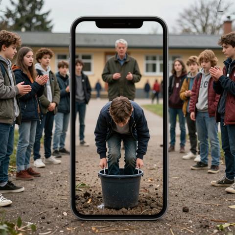 The Playground Watched The Weak Boy Get Kicked Into The Mud While The Popular Kids Cheered, The Rest Stayed Silent, And The PE Teacher Folded His Arms – storyteller