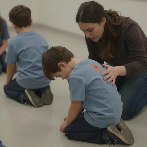 The Kindergarten Teacher Dismissed My Six-Year-Old’s Cries As A Tantrum During Circle Time Until His Collar Slipped Down And Exposed The Terrifying Secret We Had Completely Missed At Home. – storyteller