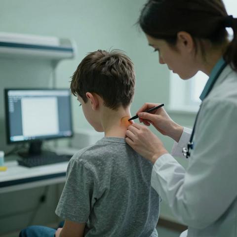 I Got A Call From The School Nurse Saying My Seven-Year-Old Son Was Faking Asthma During Gym Class, But A Strange Dark Mark On His Neck Revealed A Terrifying Medical Nightmare. – storyteller