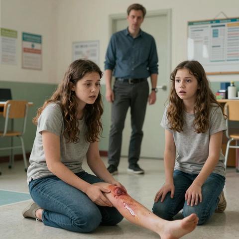 The School Called To Complain About My Daughter Faking An Injury To Skip Gym Class, But One Look At Her Trembling Leg Forced Me To Dial 911 Immediately. – storyteller