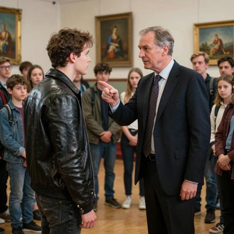The Headmaster Kicked Me Out of My Daughter’s Art Show Because of My Leather Jacket — He Didn’t Know What I Had In My Pocket – storyteller