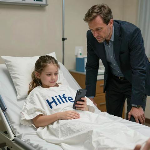 “Please Don’t Make Me Go Home With Him”—The Little Girl Smiled While She Said It, But Her Hand Was Signing Something Else Under The Hospital Blanket. – storyteller
