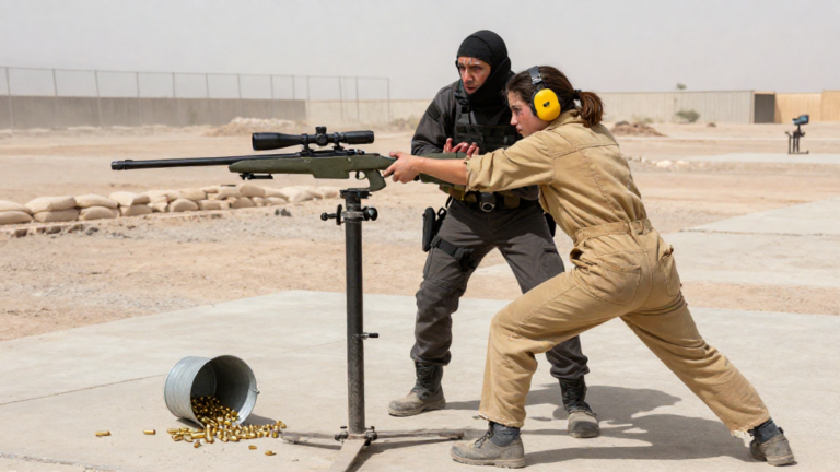 “I Was Just The Girl Hired To Pick Up Brass Casings At A Classified Nevada Firing Range. But When A Cocky Sniper Locked Onto A Living Target 4,000 Meters Away And Dared Me To Stop Him… I Touched The Trigger And Silenced The Entire Base.” – storyteller
