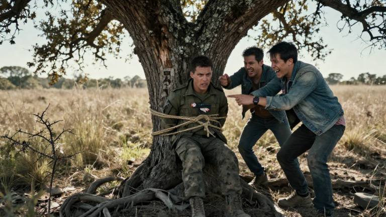 “They Tied Me To An Old Oak Tree In The Middle Of Nowhere And Laughed At My Uniform… But They Had No Idea What My Watch Was Streaming To The Elite Tactical Base Miles Away.” – storyteller