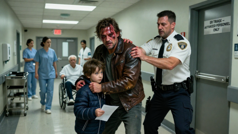 The Biker, The Boy, And The Secret That Could Destroy A Town.Why I Refused To Let Go When The ER Guard Told Me To Back Off. The Night A 10 Minute Ride Turned Into A Fight For Survival. – storyteller