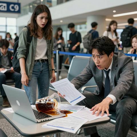 The Iced Coffee And The Mistake At Gate C9 – storyteller