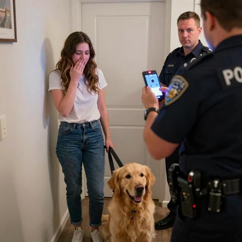 The Babysitter Said My 6-Year-Old Vanished At The Park… Then Our Dog Dragged The Baby Monitor Out Of Her Purse While The Police Camera Was Rolling.