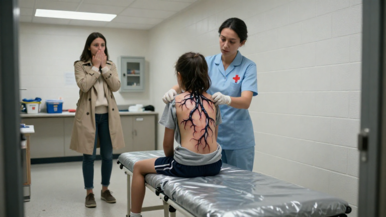 The Elementary School Called Saying My Seven-Year-Old Was Faking Illness To Skip Gym Class, But A Quick Examination In The Nurse’s Office Revealed A Horrifying Truth Hidden Beneath Her Clothes. – storyteller