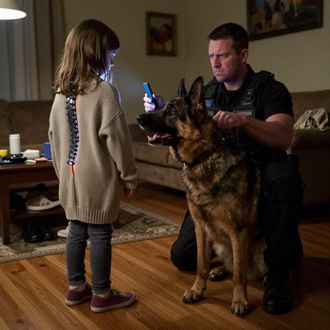 I’ve Been A K9 Handler For Twelve Years, But When My Dog Kept Blocking My Nine-Year-Old Daughter From Sitting Down… Lifting Her Sweater Revealed A Nightmare I Never Saw Coming. – storyteller