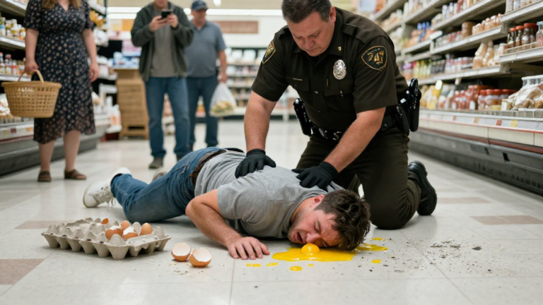 I Was Just Buying Eggs On A Quiet Saturday Afternoon… Then A Deputy Slammed Me To The Floor. What Happened Next Shocked The Entire Nation. – storyteller