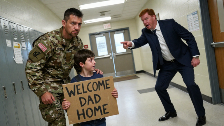 The “Hero’s Welcome” That Turned Into A Battlefield: Why This Ranger Father Is Risking Everything To Take Down His Son’s Middle School Principal. – storyteller