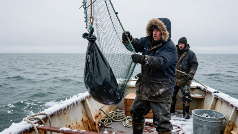 I Cast My Net Into The Freezing Waters Of Lake Michigan Expecting A Catch, But I Pulled Up A Thrashing Black Plastic Bag Sinking Into The Murky Depths. – storyteller