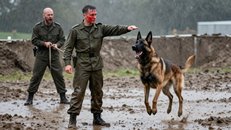 “My Drill Sergeant Unleashed A Vicious K9 To Break Me In The Mud… But He Didn’t Know Who I Really Was.” – storyteller