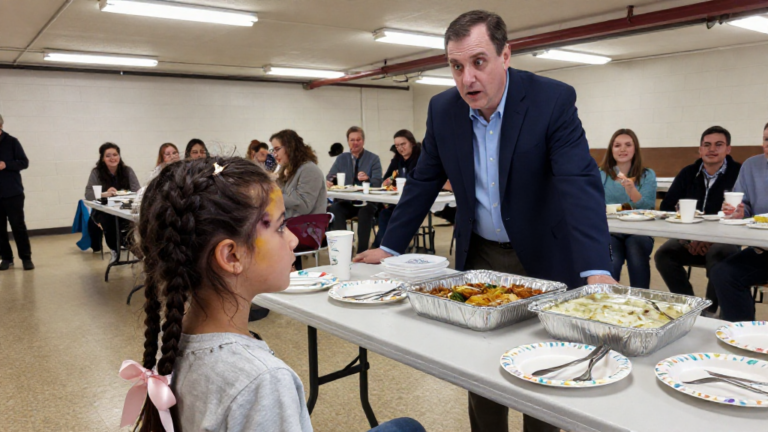 The Little Girl At The Church Potluck Kept Her Braids Pulled Tight Across One Side Of Her Face—Then A Ribbon Slipped Loose, And The Bruises Under Her Hairline Made The Pastor Lock The Doors. – storyteller